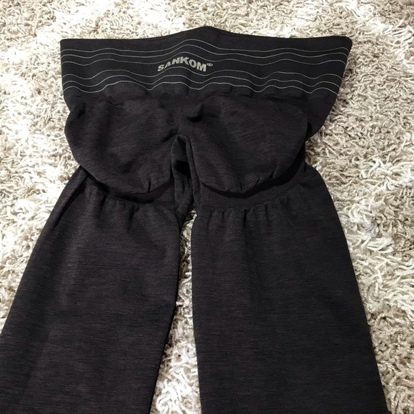 Sankom Women's Compression Slimming Posture Shaper Leggings BlackSize XXL - Picture 7 of 14